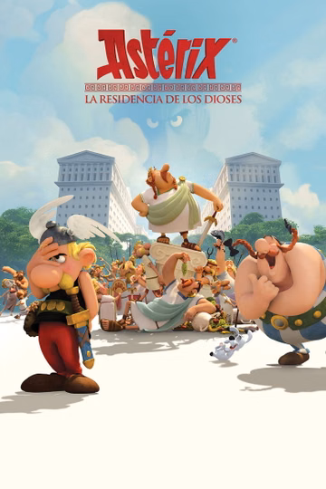 Póster de Astérix y la residencia de los dioses
