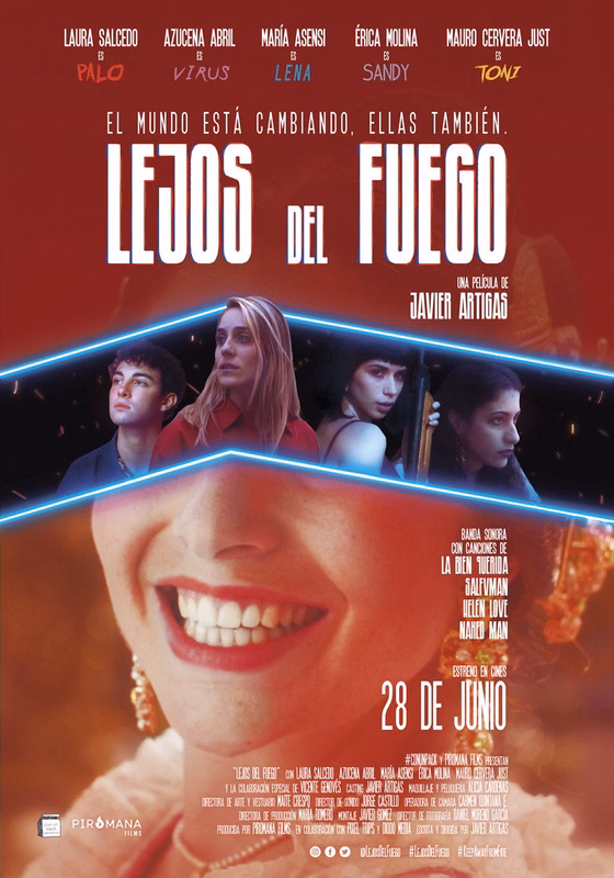 Póster de Lejos del fuego