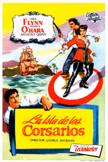 Póster de la película La isla de los corsarios