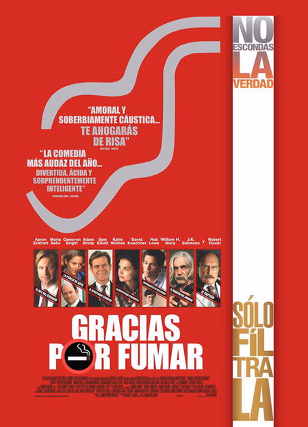 Póster de la película Gracias por fumar
