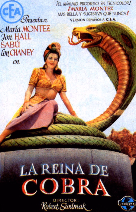 Póster de la película La reina de Cobra