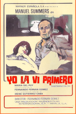 Póster de la película Yo la vi primero