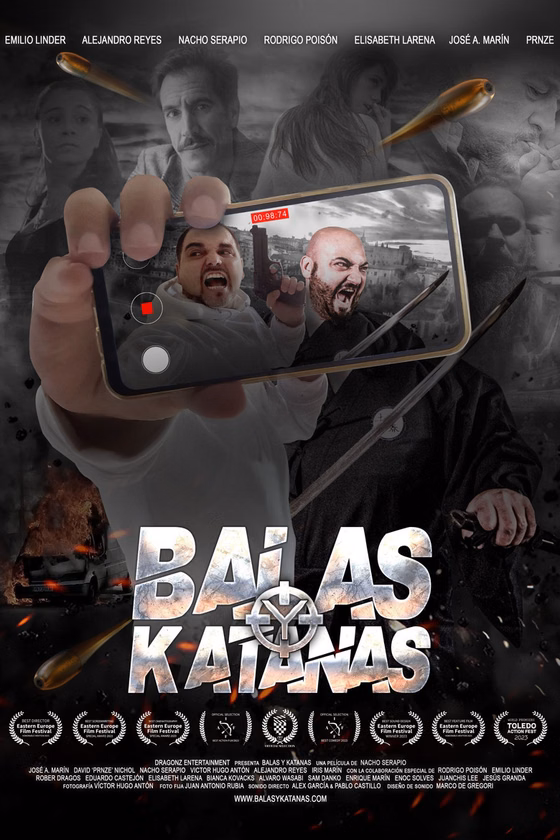 Póster de Balas y Katanas