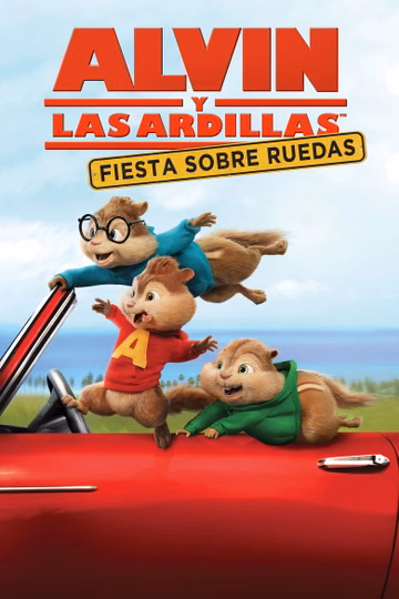 Póster de Alvin y las ardillas: Fiesta sobre ruedas