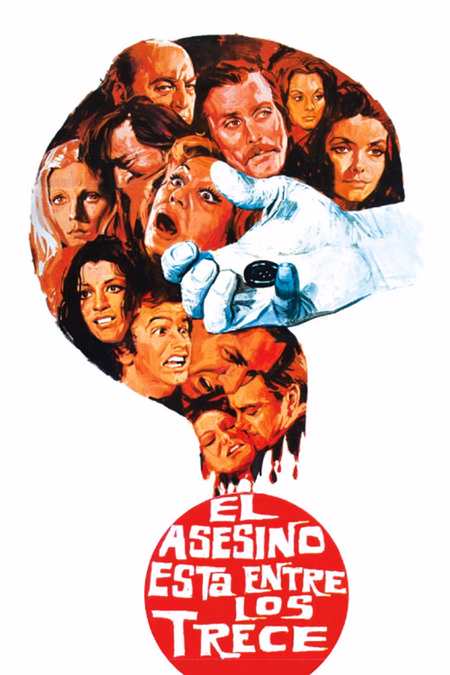 Póster de la película El asesino está entre los trece