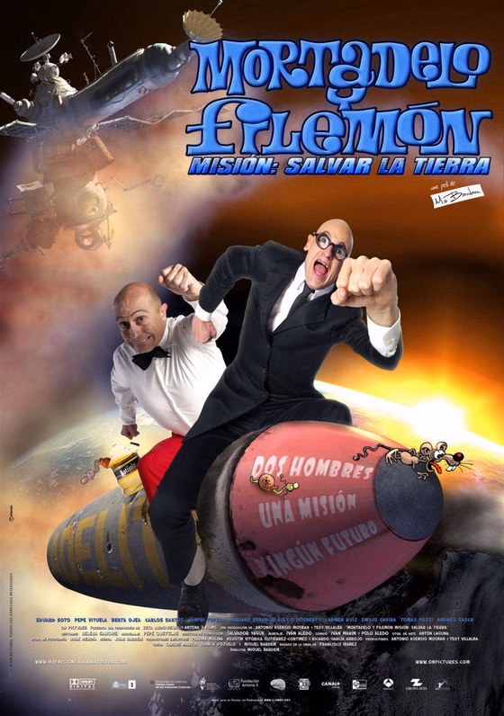 Póster de Mortadelo y Filemón. Misión: Salvar la Tierra
