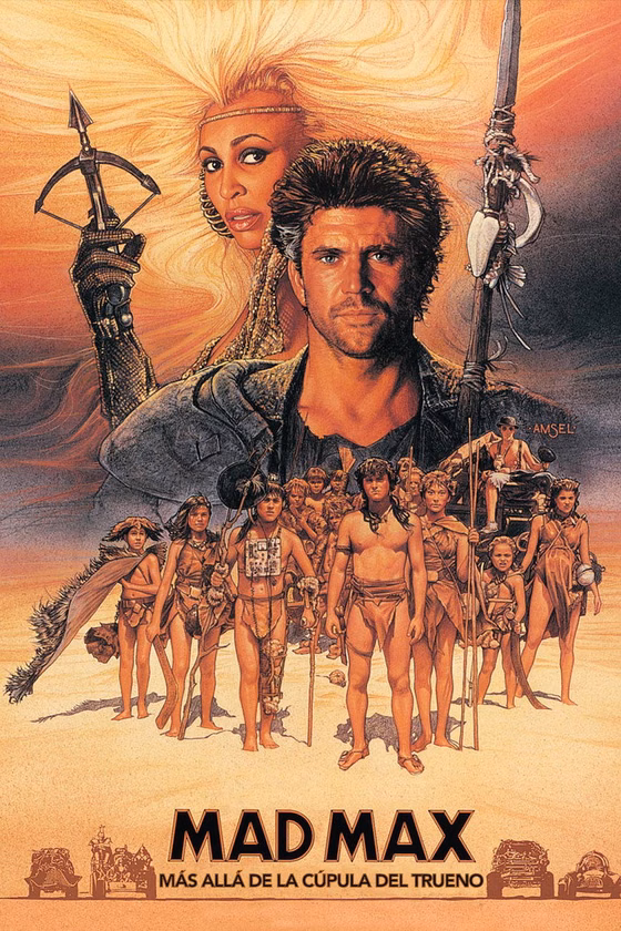 Póster de Mad Max 3: Más allá de la cúpula del trueno