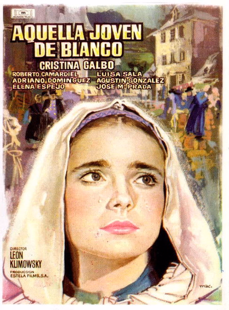 Póster de la película Aquella joven de blanco