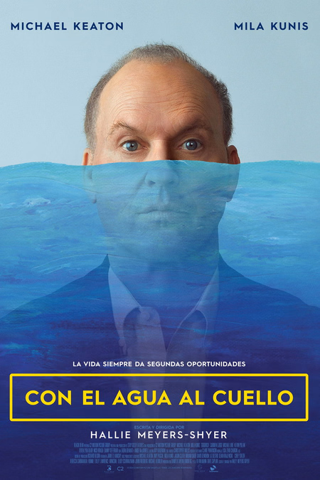 Póster de la película Con el agua al cuello