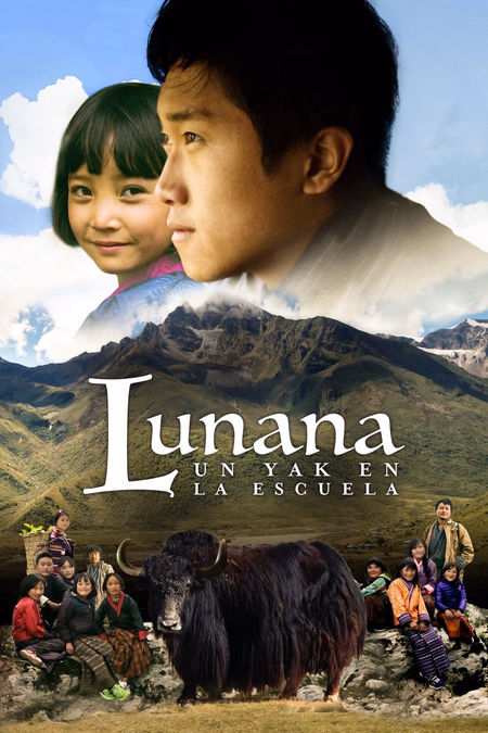 Póster de la película Lunana, un yak en la escuela