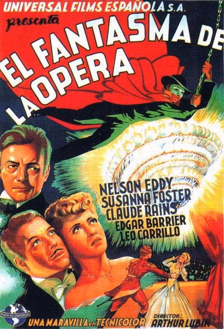 Póster de la película El fantasma de la Ópera