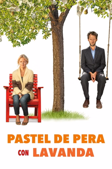 Póster de Pastel de pera con lavanda