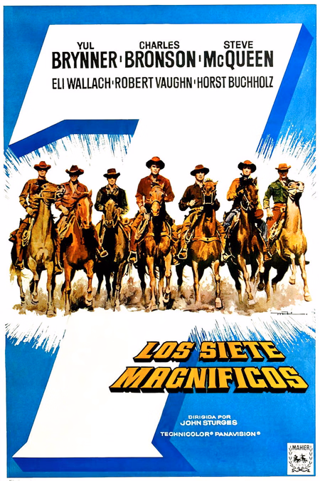 Póster de la película Los siete magníficos