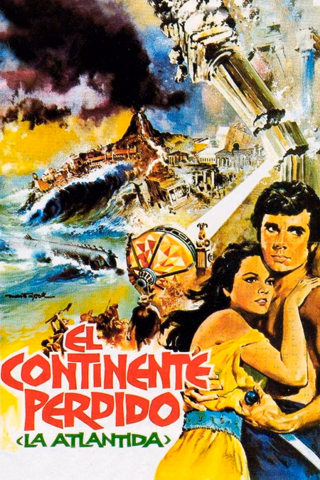 Póster de la película La Atlántida, el continente perdido