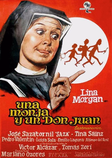 Póster de la película Una monja y un Don Juan