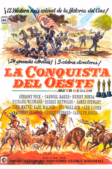 Póster de la película La conquista del Oeste