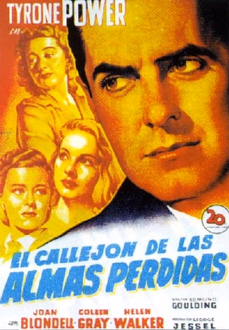 Póster de la película El callejón de las almas perdidas