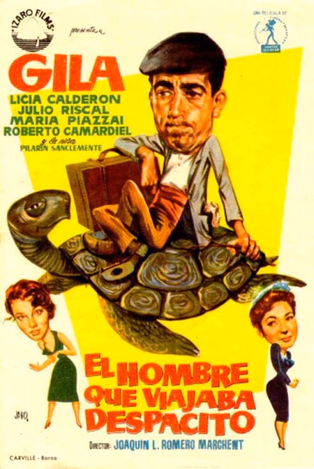 Póster de la película El hombre que viajaba despacito