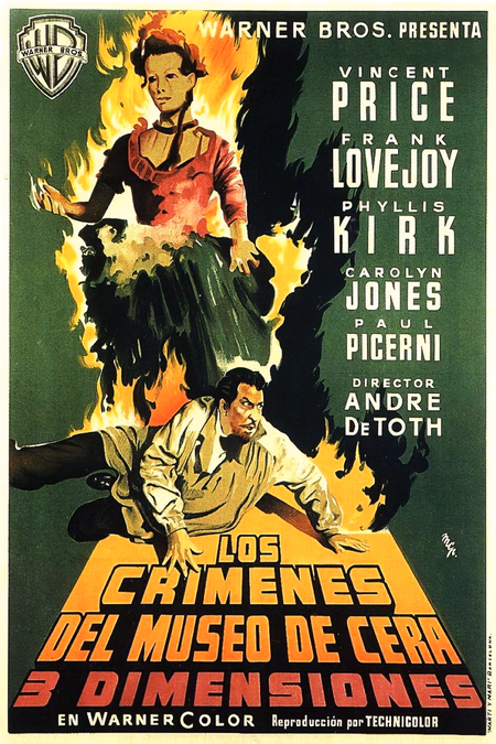 Póster de la película Los crímenes del museo de cera