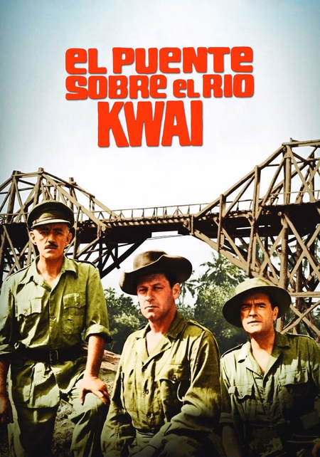 Póster de la película El puente sobre el río Kwai
