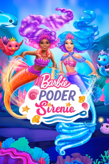 Póster de Barbie: Poder sirenio