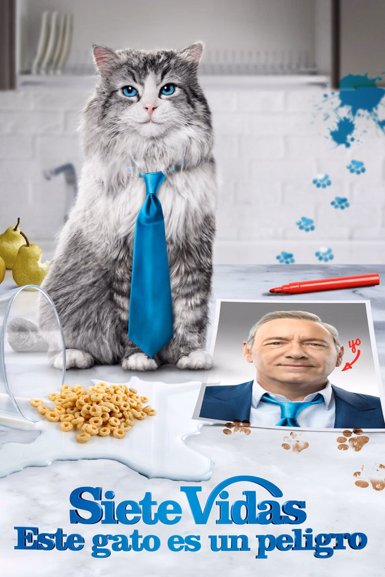 Póster de Siete vidas, este gato es un peligro