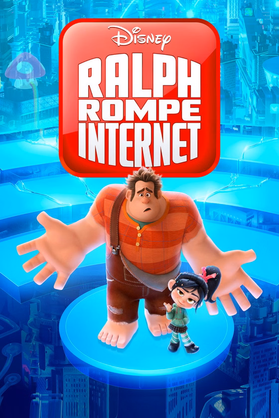 Póster de Ralph rompe Internet