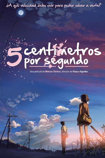 Póster de 5 centímetros por segundo