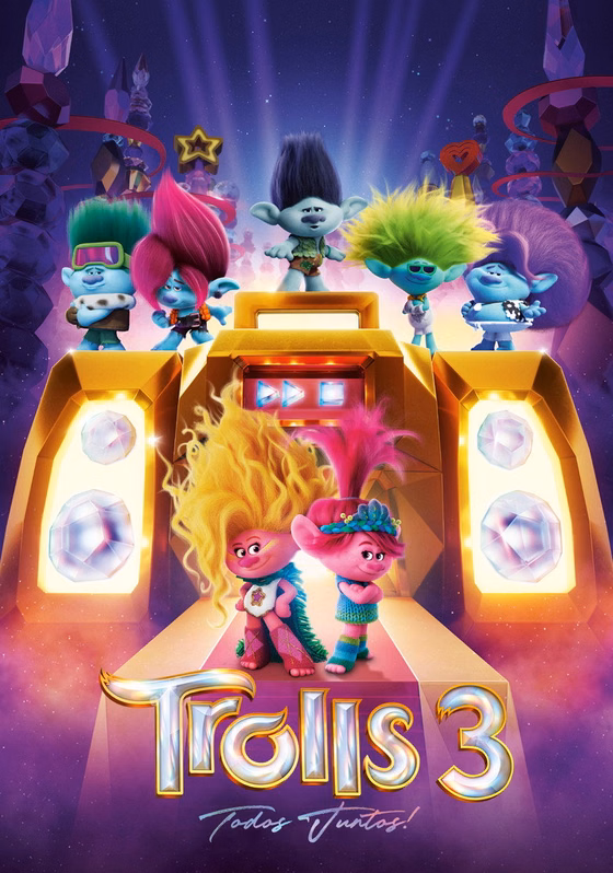 Póster de Trolls 3: Todos juntos