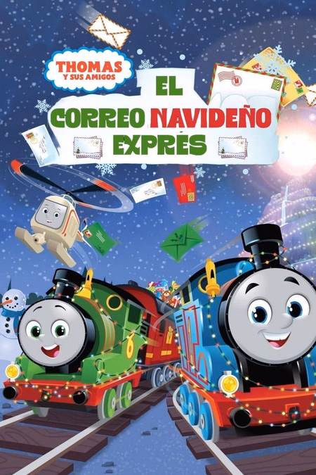 Póster de la película Thomas y sus amigos: El correo navideño exprés