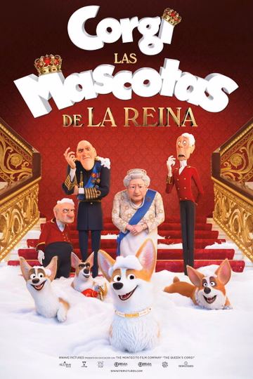 Póster de Corgi, las mascotas de la reina