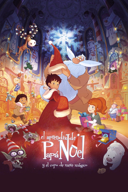 Póster de la película El aprendiz de papá noel y el copo de nieve mágico