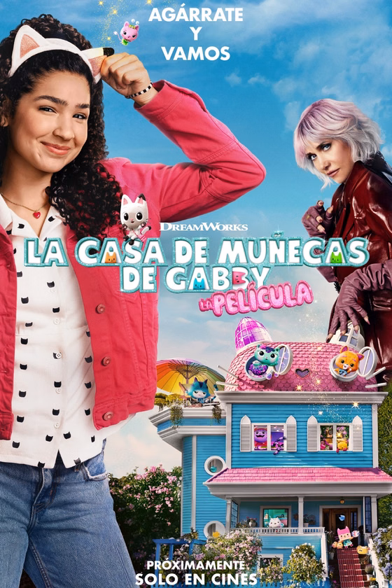 Póster de La casa de muñecas de Gabby: La película
