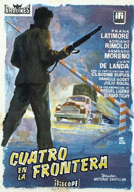 Póster de la película Cuatro en la frontera