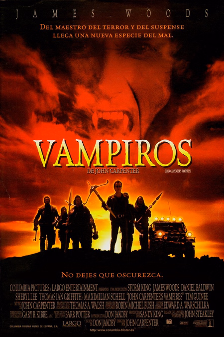 Póster de la película Vampiros de John Carpenter