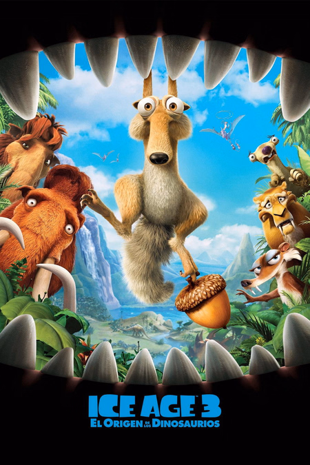 Póster de la película Ice Age 3: El origen de los dinosaurios