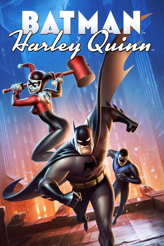 Póster de Batman y Harley Quinn