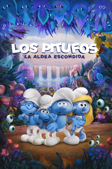 Póster de Los Pitufos: La aldea escondida
