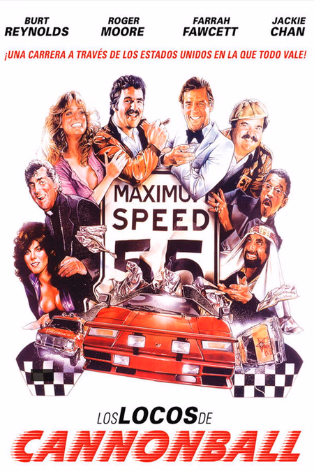 Póster de la película Los locos del Cannonball