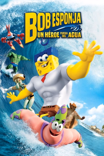 Póster de Bob Esponja: Un héroe fuera del agua