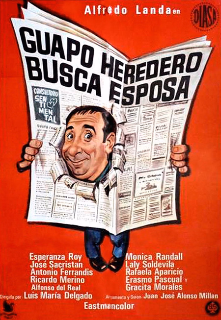 Póster de la película Guapo heredero busca esposa