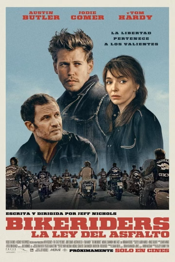 Póster de Bikeriders. La ley del asfalto