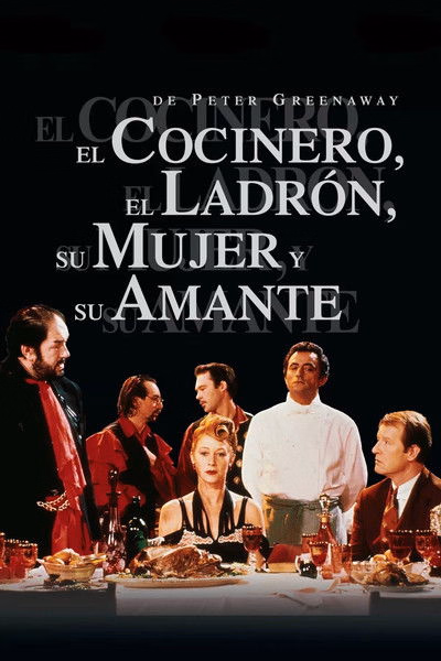 Póster de la película El cocinero, el ladrón, su mujer y su amante