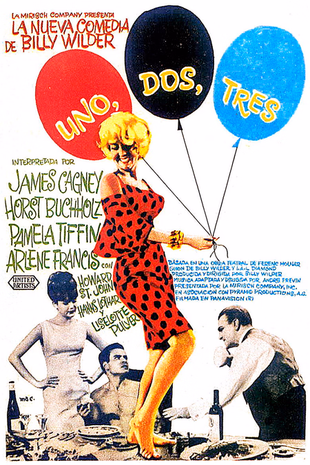 Póster de la película Uno, dos, tres