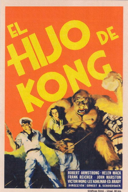 Póster de la película El hijo de Kong