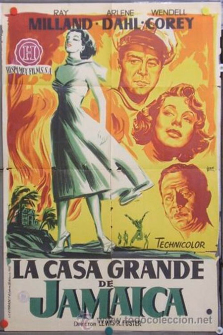 Póster de la película La casa grande de Jamaica