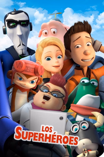 Póster de Los superhéroes
