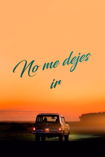 Póster de No me dejes marchar
