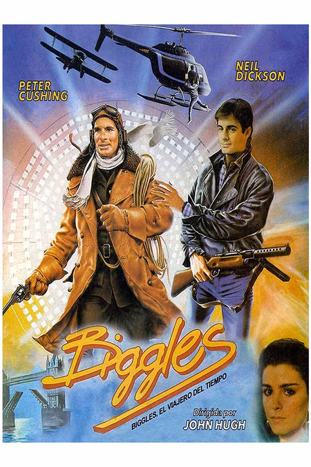 Póster de la película Biggles, el viajero del tiempo