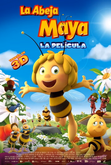 Póster de La abeja Maya. La película